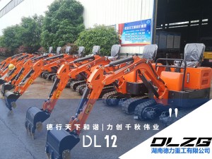熱銷款無尾DL12迷你挖掘機